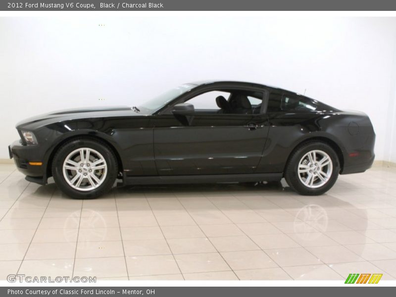 Black / Charcoal Black 2012 Ford Mustang V6 Coupe