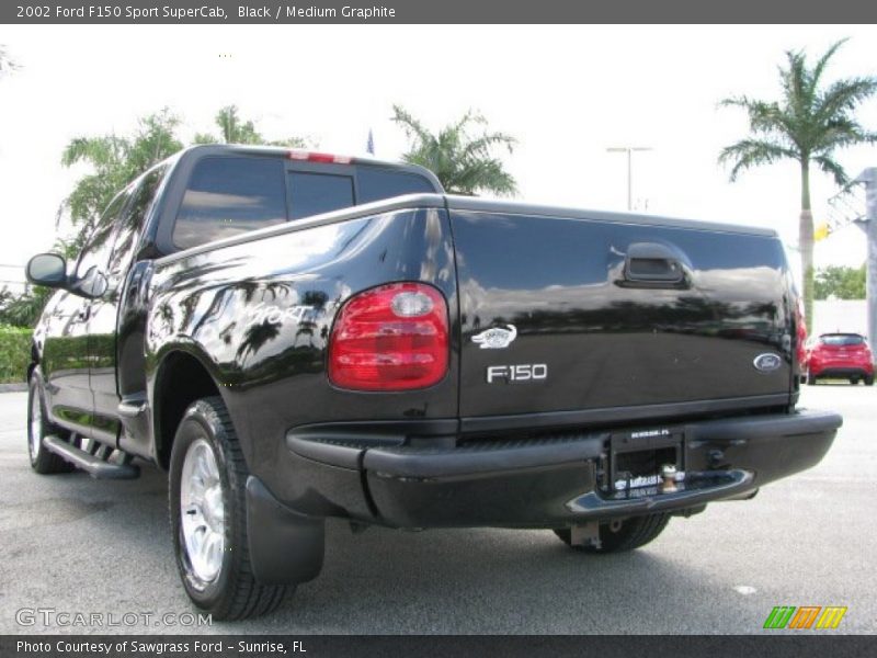 Black / Medium Graphite 2002 Ford F150 Sport SuperCab