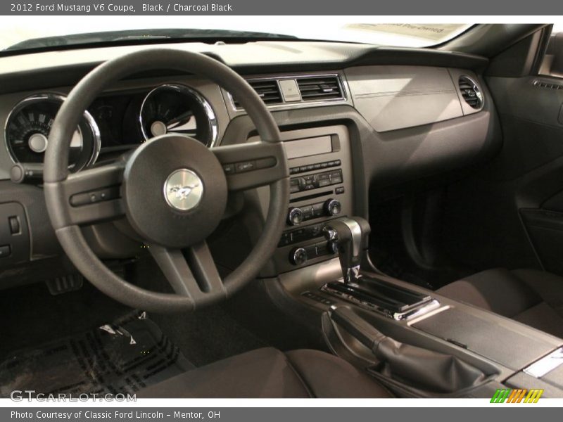 Black / Charcoal Black 2012 Ford Mustang V6 Coupe