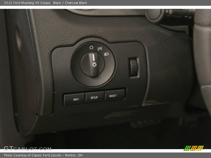 Black / Charcoal Black 2012 Ford Mustang V6 Coupe