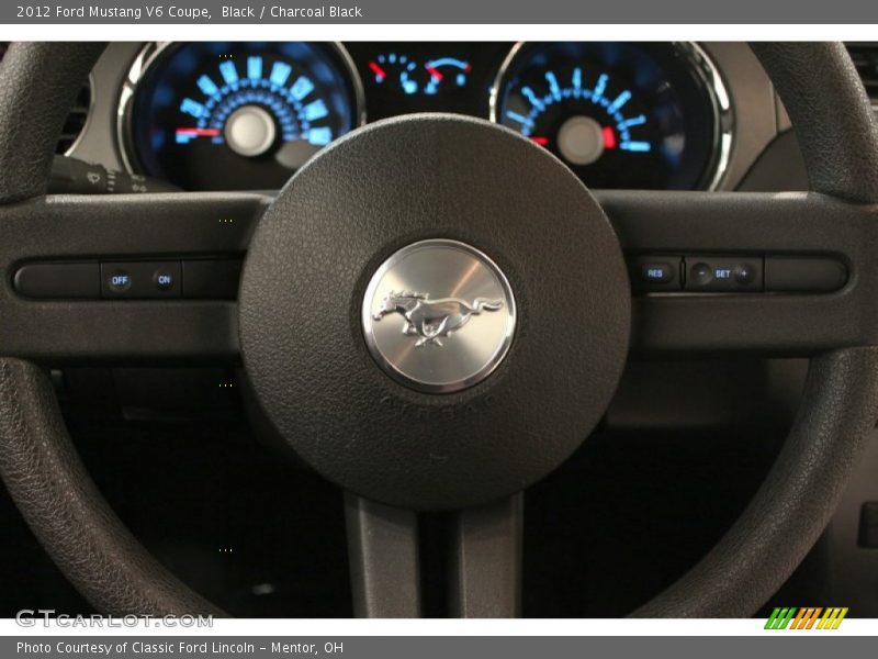 Black / Charcoal Black 2012 Ford Mustang V6 Coupe