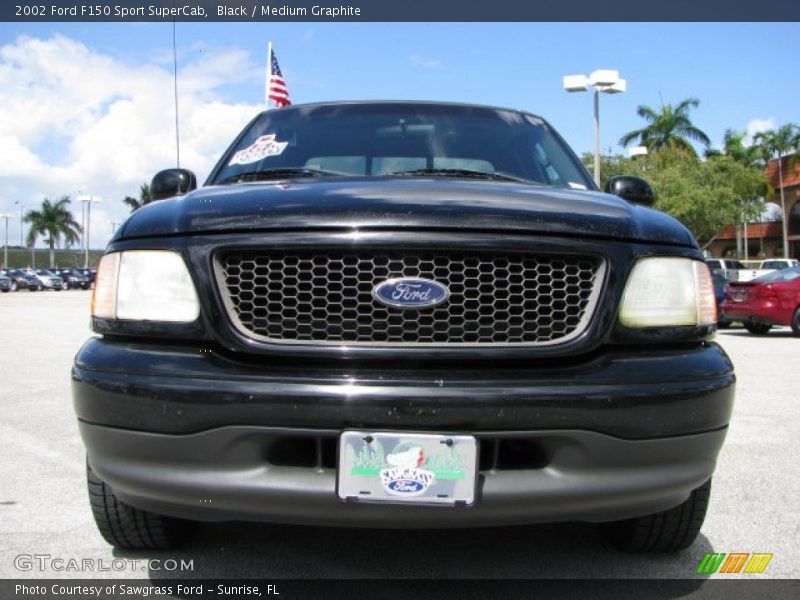 Black / Medium Graphite 2002 Ford F150 Sport SuperCab