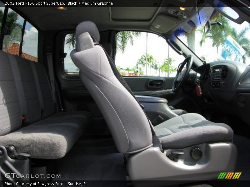 Black / Medium Graphite 2002 Ford F150 Sport SuperCab