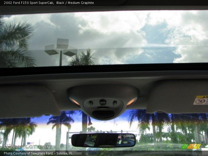 Black / Medium Graphite 2002 Ford F150 Sport SuperCab