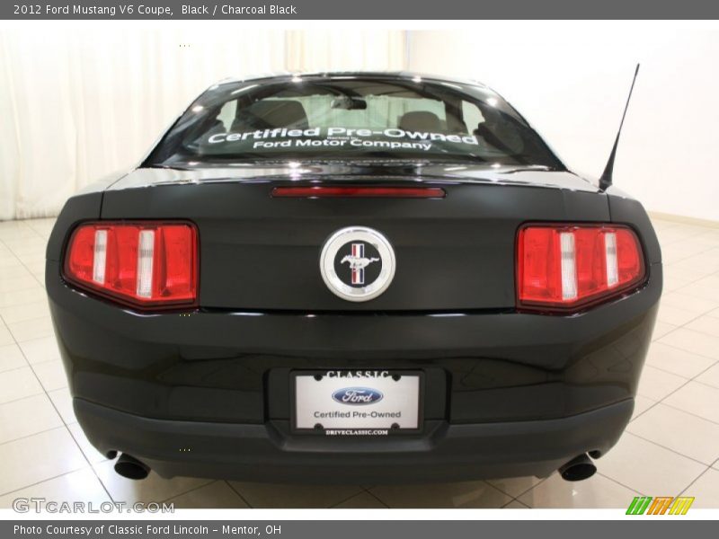 Black / Charcoal Black 2012 Ford Mustang V6 Coupe