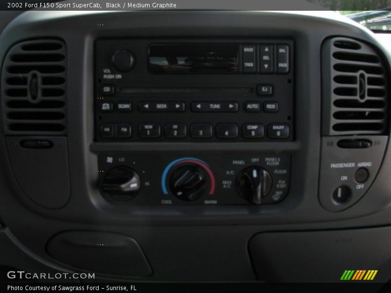 Black / Medium Graphite 2002 Ford F150 Sport SuperCab