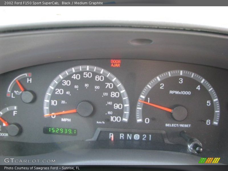 Black / Medium Graphite 2002 Ford F150 Sport SuperCab