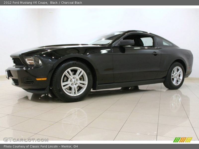 Black / Charcoal Black 2012 Ford Mustang V6 Coupe