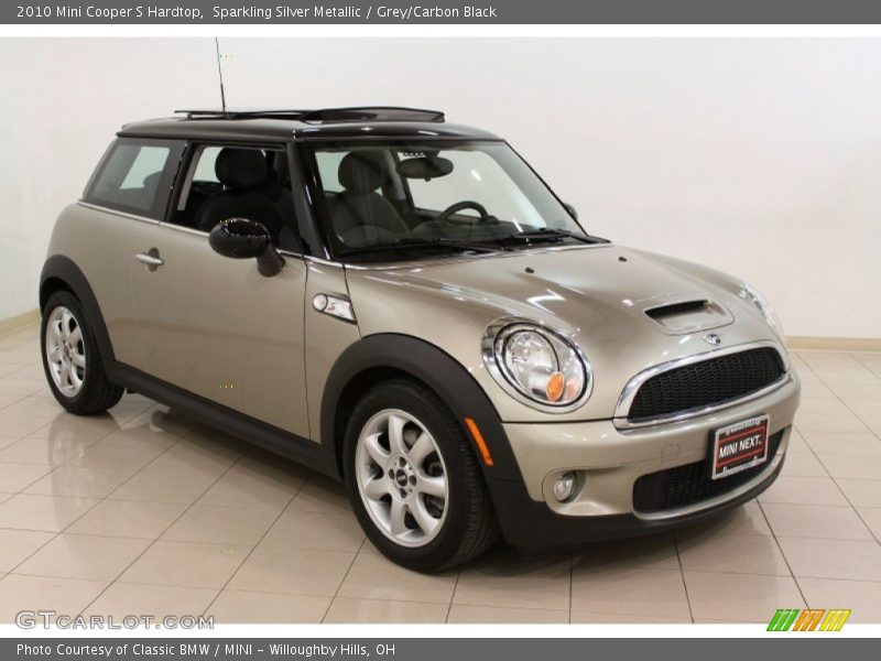 Sparkling Silver Metallic / Grey/Carbon Black 2010 Mini Cooper S Hardtop