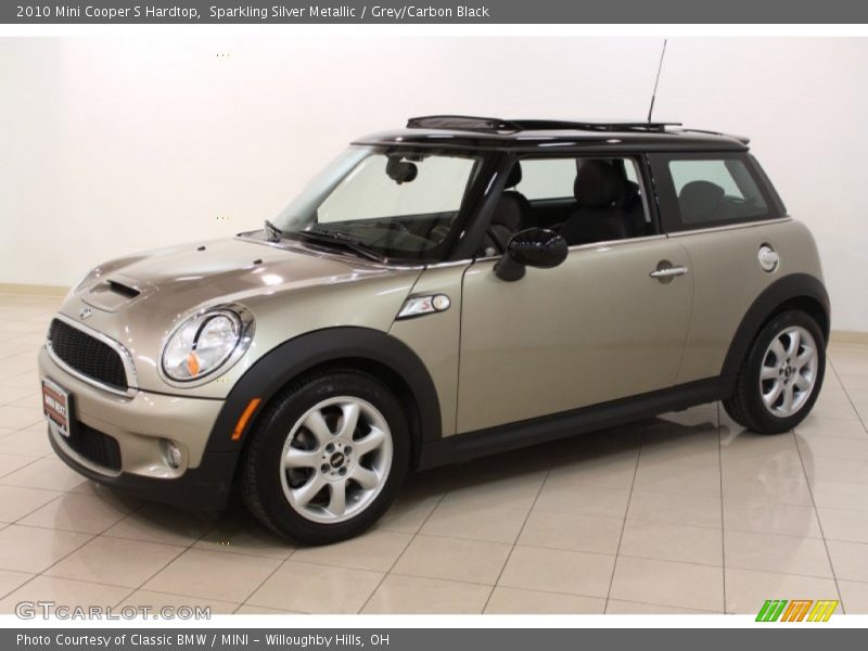 Sparkling Silver Metallic / Grey/Carbon Black 2010 Mini Cooper S Hardtop