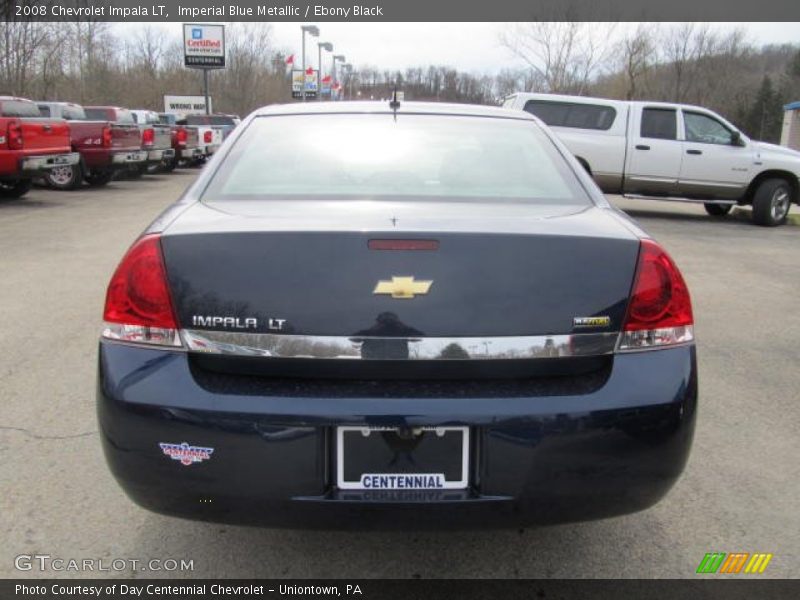 Imperial Blue Metallic / Ebony Black 2008 Chevrolet Impala LT