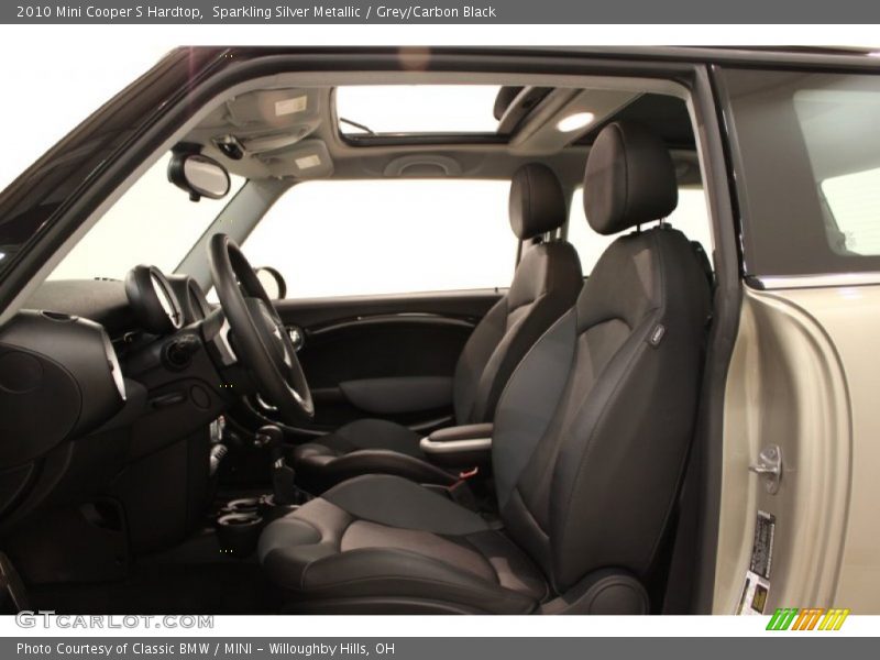 Sparkling Silver Metallic / Grey/Carbon Black 2010 Mini Cooper S Hardtop
