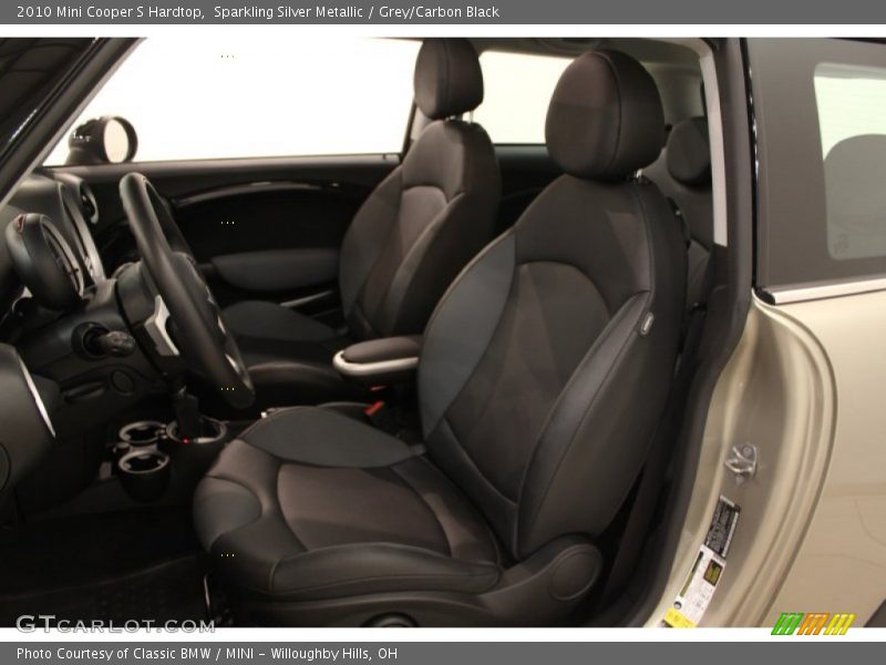 Sparkling Silver Metallic / Grey/Carbon Black 2010 Mini Cooper S Hardtop
