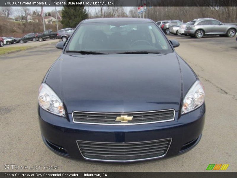 Imperial Blue Metallic / Ebony Black 2008 Chevrolet Impala LT