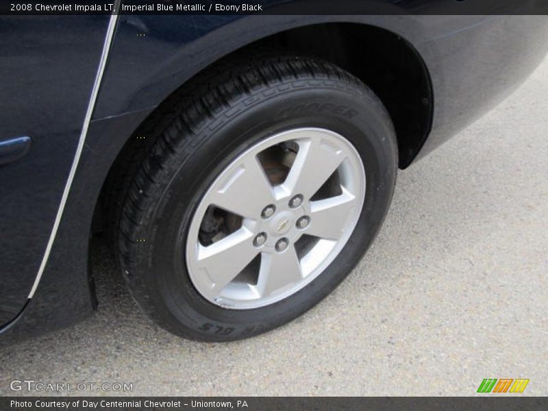 Imperial Blue Metallic / Ebony Black 2008 Chevrolet Impala LT