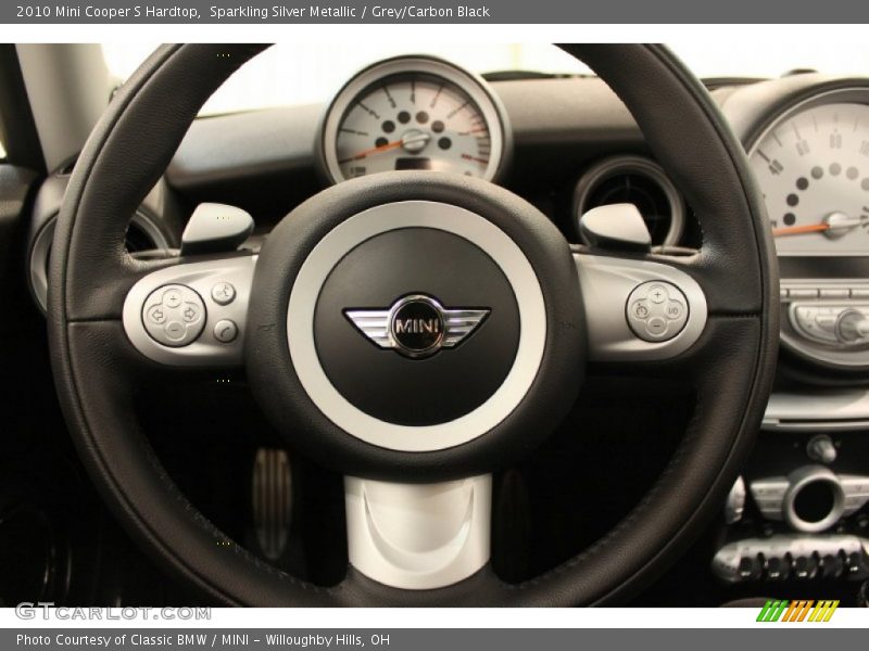 Sparkling Silver Metallic / Grey/Carbon Black 2010 Mini Cooper S Hardtop
