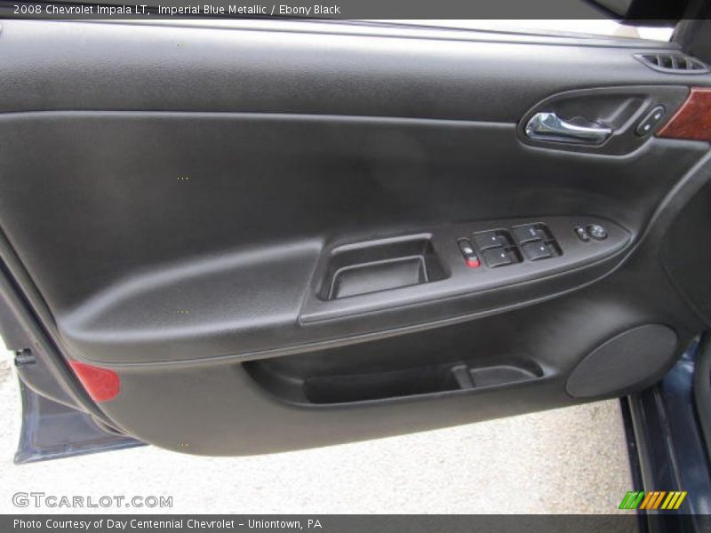 Imperial Blue Metallic / Ebony Black 2008 Chevrolet Impala LT