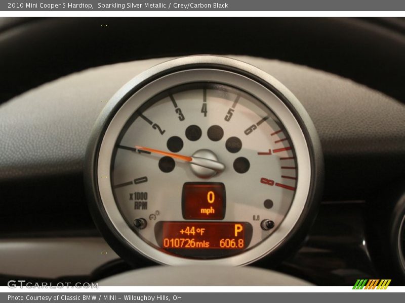 Sparkling Silver Metallic / Grey/Carbon Black 2010 Mini Cooper S Hardtop