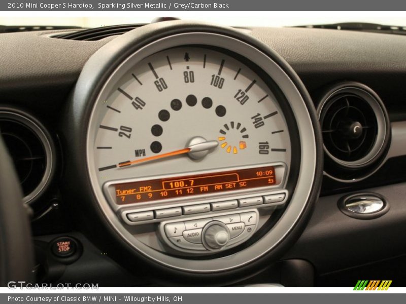 Sparkling Silver Metallic / Grey/Carbon Black 2010 Mini Cooper S Hardtop