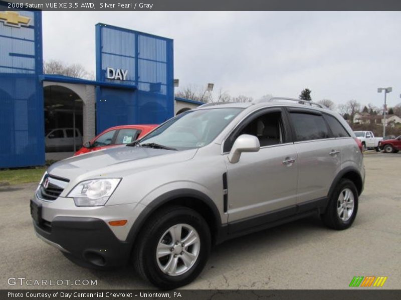 Silver Pearl / Gray 2008 Saturn VUE XE 3.5 AWD