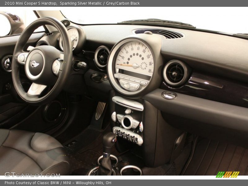 Sparkling Silver Metallic / Grey/Carbon Black 2010 Mini Cooper S Hardtop