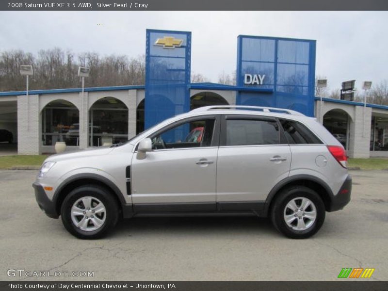Silver Pearl / Gray 2008 Saturn VUE XE 3.5 AWD