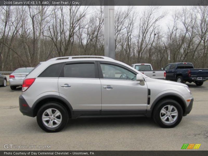 Silver Pearl / Gray 2008 Saturn VUE XE 3.5 AWD