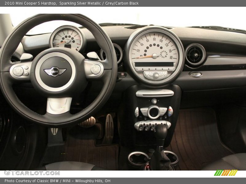 Sparkling Silver Metallic / Grey/Carbon Black 2010 Mini Cooper S Hardtop