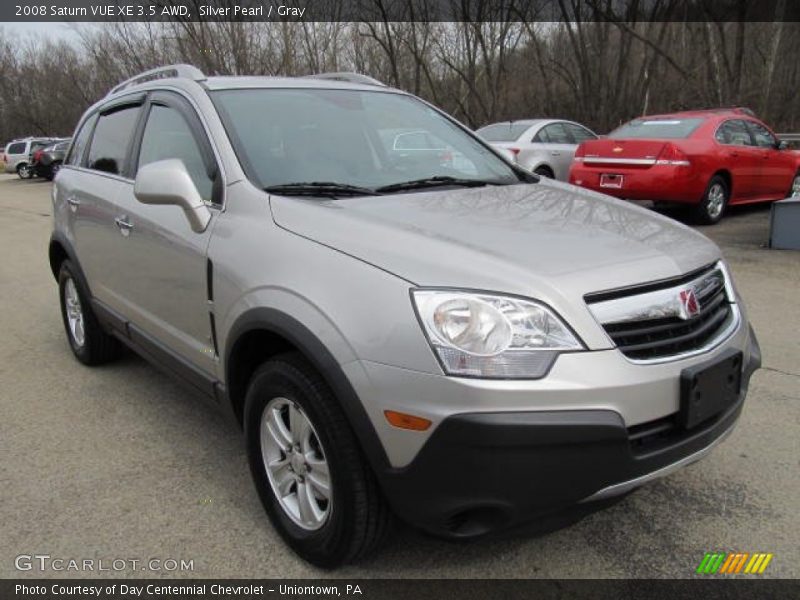 Silver Pearl / Gray 2008 Saturn VUE XE 3.5 AWD