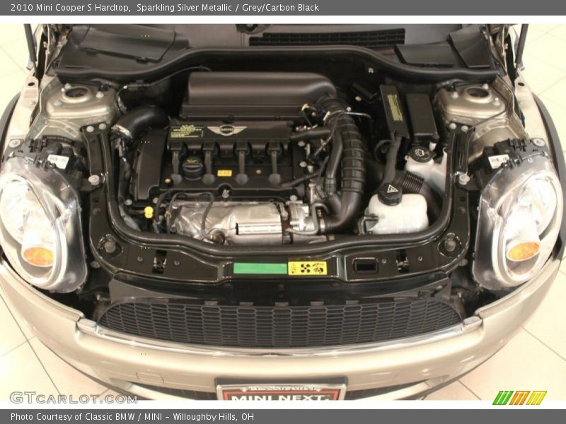 Sparkling Silver Metallic / Grey/Carbon Black 2010 Mini Cooper S Hardtop