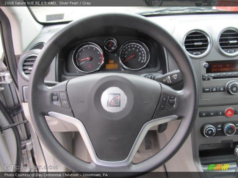 Silver Pearl / Gray 2008 Saturn VUE XE 3.5 AWD