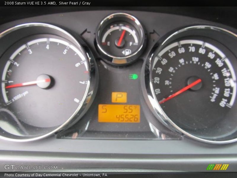 Silver Pearl / Gray 2008 Saturn VUE XE 3.5 AWD