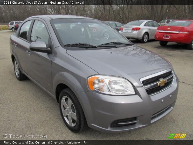 Medium Gray / Charcoal 2011 Chevrolet Aveo LT Sedan