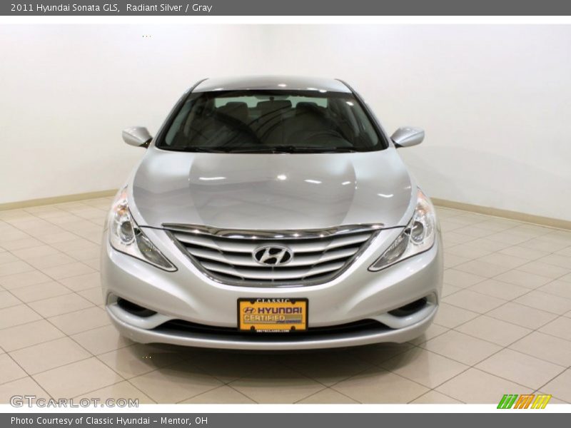 Radiant Silver / Gray 2011 Hyundai Sonata GLS