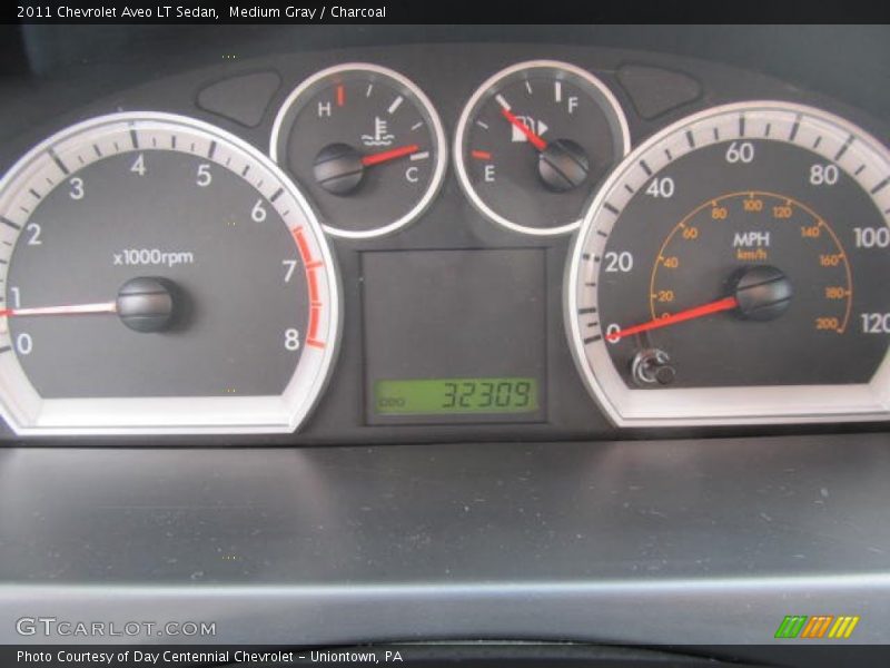 Medium Gray / Charcoal 2011 Chevrolet Aveo LT Sedan