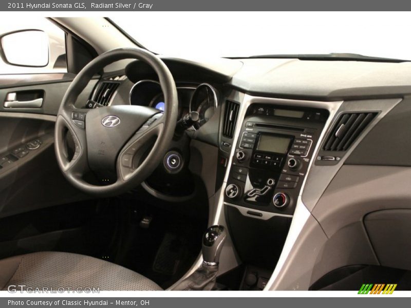 Radiant Silver / Gray 2011 Hyundai Sonata GLS