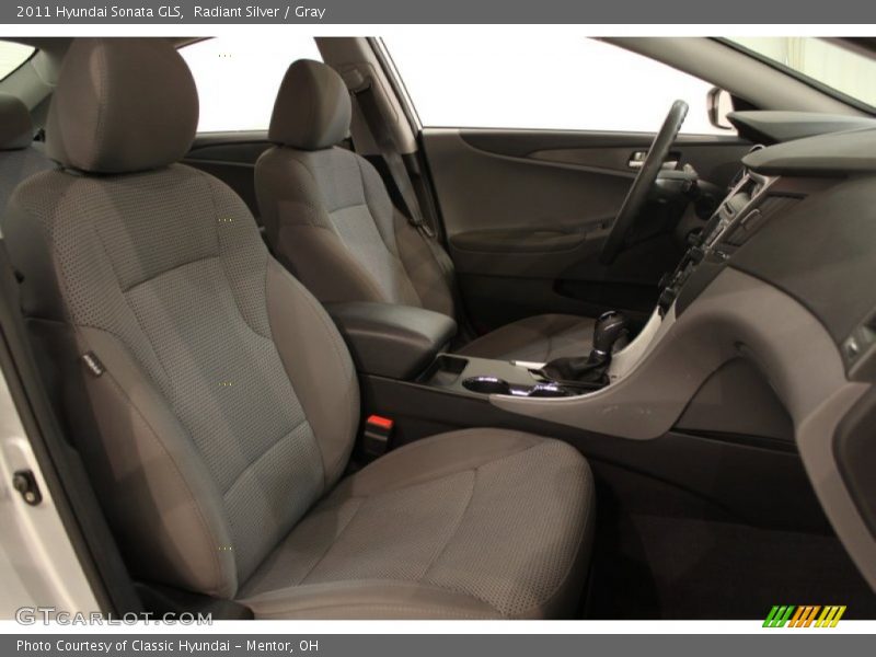 Radiant Silver / Gray 2011 Hyundai Sonata GLS