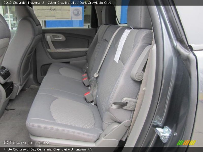 Cyber Gray Metallic / Dark Gray/Light Gray 2012 Chevrolet Traverse LS