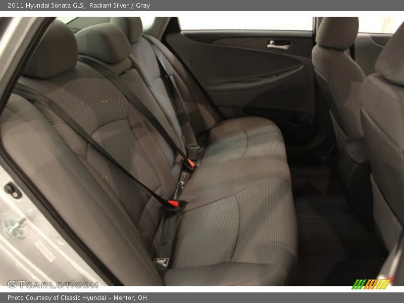 Radiant Silver / Gray 2011 Hyundai Sonata GLS