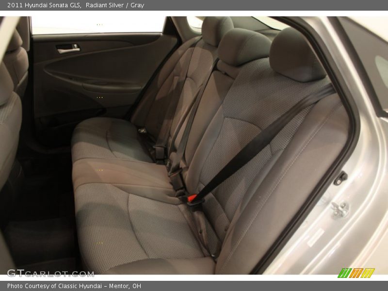 Radiant Silver / Gray 2011 Hyundai Sonata GLS