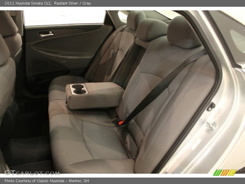 Radiant Silver / Gray 2011 Hyundai Sonata GLS
