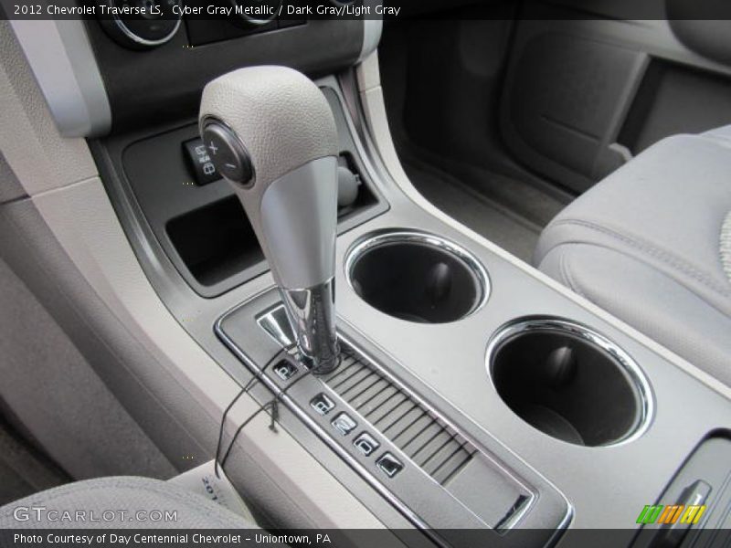 Cyber Gray Metallic / Dark Gray/Light Gray 2012 Chevrolet Traverse LS