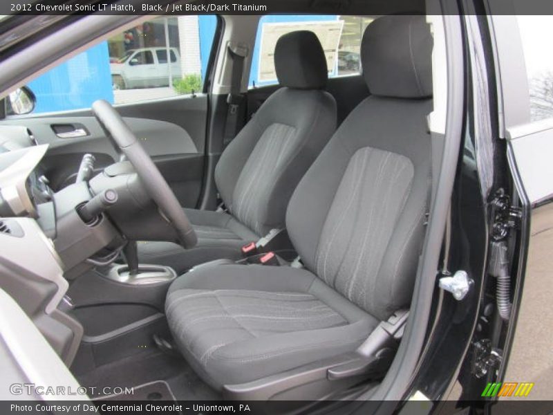 Black / Jet Black/Dark Titanium 2012 Chevrolet Sonic LT Hatch