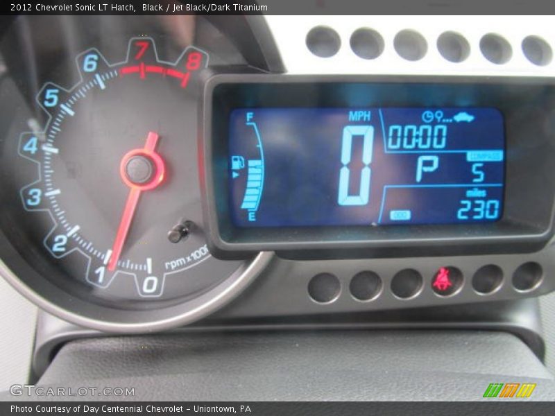 Black / Jet Black/Dark Titanium 2012 Chevrolet Sonic LT Hatch