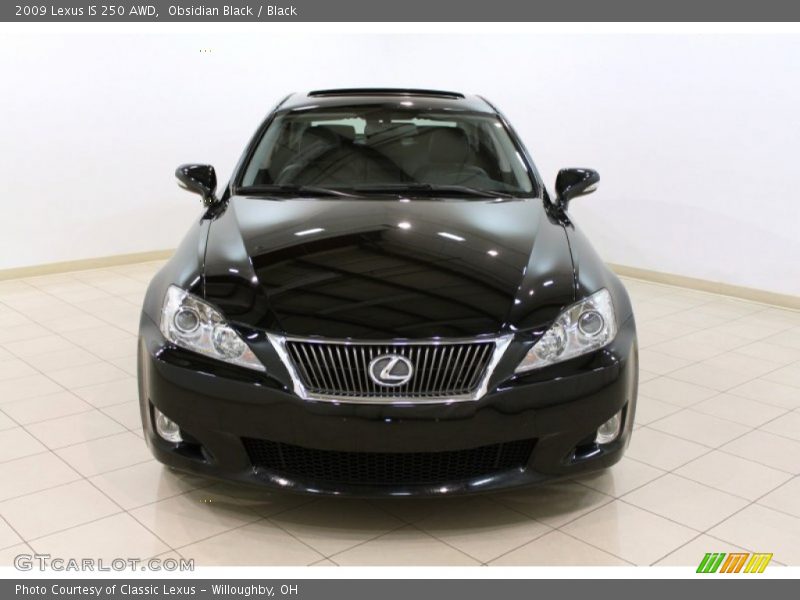 Obsidian Black / Black 2009 Lexus IS 250 AWD