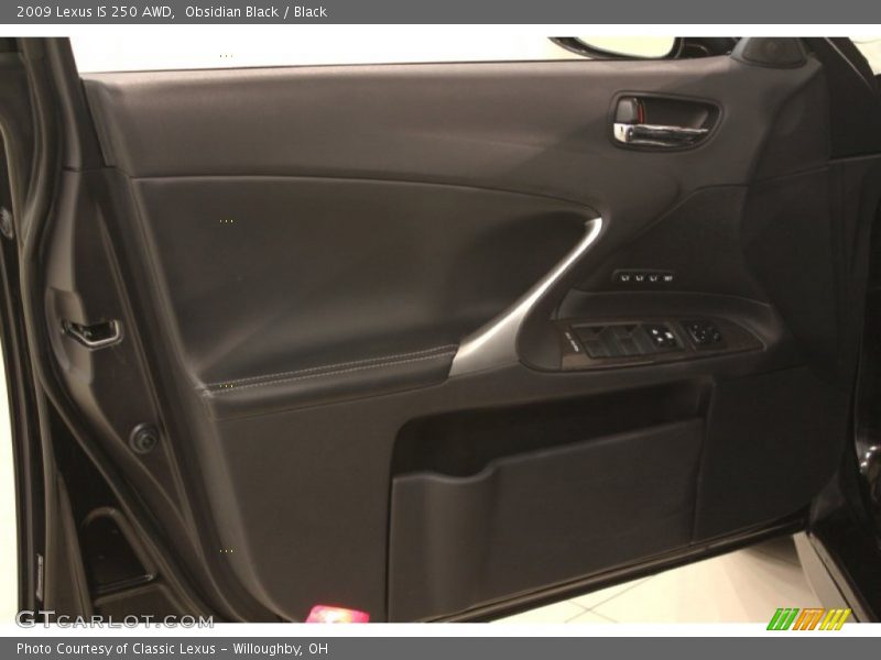 Obsidian Black / Black 2009 Lexus IS 250 AWD