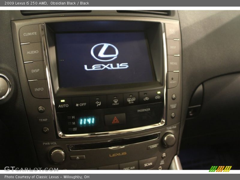 Obsidian Black / Black 2009 Lexus IS 250 AWD