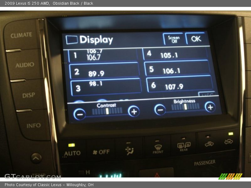 Obsidian Black / Black 2009 Lexus IS 250 AWD