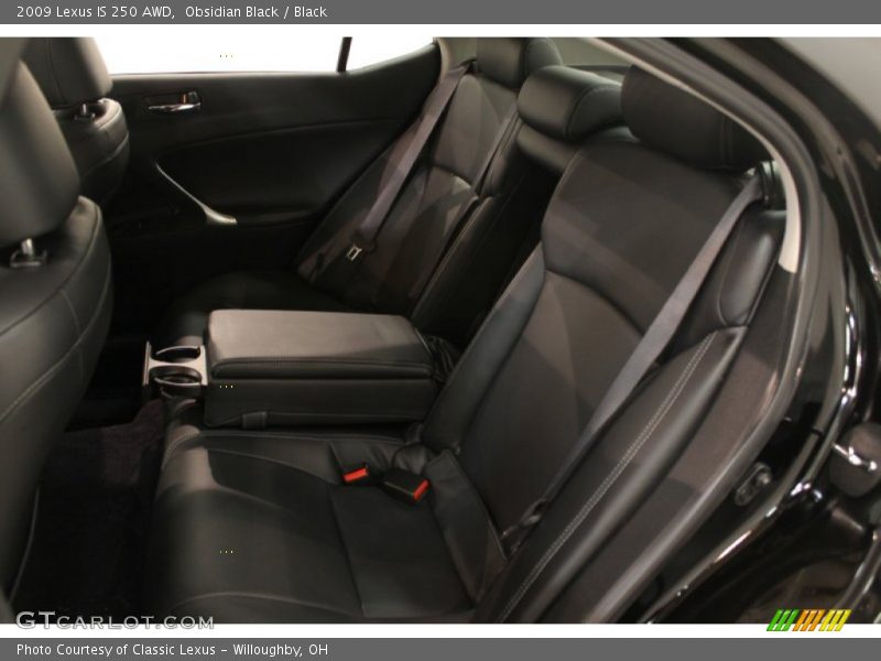 Obsidian Black / Black 2009 Lexus IS 250 AWD
