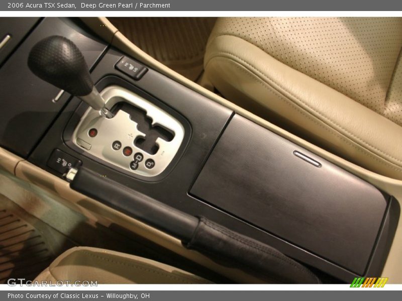 Deep Green Pearl / Parchment 2006 Acura TSX Sedan